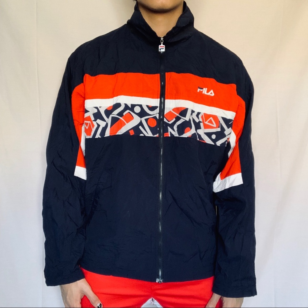 🏆Rare Vintage Made in Italy Fila Windbreaker🏆 - Picture 1 of 7